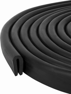 Bande d'étanchéité en caoutchouc EPDM anti-coupure en forme de U |   Protection de bord de porte de voiture et joint d'étanchéité antichoc pour bords métalliques - Product Image 4