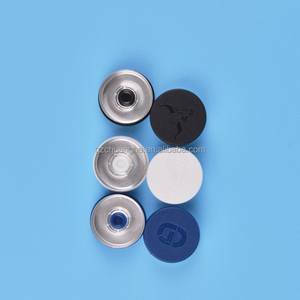 Tapas de Viales Farmacéuticos Personalizadas de 13 mm y 20 mm, Tapas de Plástico y Aluminio con Tapa Abatible para Botellas de Inyección - Product Image 4