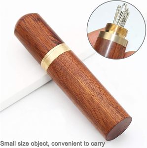 กล่องไม้เก็บเข็มแบบพกพาสำหรับอุปกรณ์เย็บผ้าที่เก็บหมุดที่เก็บที่เก็บไม้จิ้มฟัน - Product Image 2