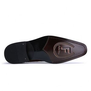 Formal Business Lace-up Though Male Leather <b>Shoes</b> Designer Men <b>Shoes</b> - Product Image 6