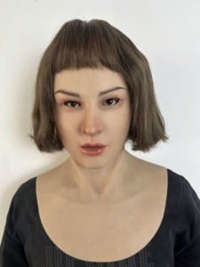 Wajah wanita seperti hidup silikon masker kepala Cosplay pria palsu untuk wanita hoodie topeng penyamaran Transgender gadis seksi untuk anak laki-laki perempuan - Product Image 6