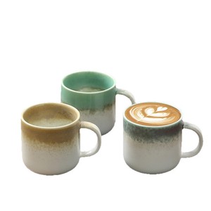Wholesale Ceramic <b>Latte</b> Art <b>Cups</b> Large-mouth American-style <b>Latte</b> Coffee <b>Cups</b> Household Office Mugs - Product Image 5