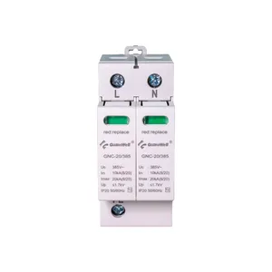 GuardWell Hot Sale GNC-20-385-2P 20Ka SPD Lighting Arrester 2pole AC 385V Surge Protective Device Surge Protector