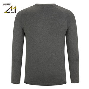 2025 nouvelle couleur unie sport Fitness vêtements hommes petit col roulé demi fermeture éclair entraînement à manches longues Jogging sweat - Product Image 4