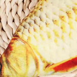 Vente en gros simulation poisson chat jouet rempli coton lavable électrique chargeur Usb mobile interactif 3d poisson animal chat jouet - Product Image 4