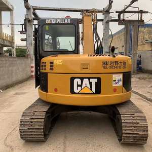 Mini-excavatrice Caterpillar Cat 307.5 d'occasion d'origine japonaise, 8 tonnes, haute qualité, prix bas, avec boîte de vitesses, pompe, moteur, roulement - Product Image 2