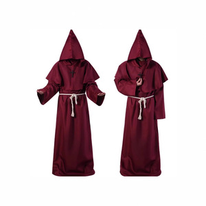 Medieval monk's robes Halloween cosplay antique monk's robes cosplay costumes nun's <b>clothes</b> wizard's <b>clothes</b> priest's <b>clothes</b> - Product Image 5