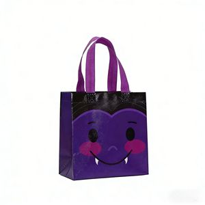 Bolsas de Compras Reutilizables de Tela No Tejida PP con Asas de Cuerda para Halloween, Dulces, Regalos, Fiestas, Obsequios, Alimentos, Marca SH - Product Image 5