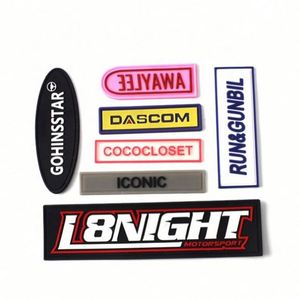 Customized Embossed 2D Soft PVC Logo <b>Patch</b> Badge for Sewing for Garment Labels - Product Image 1