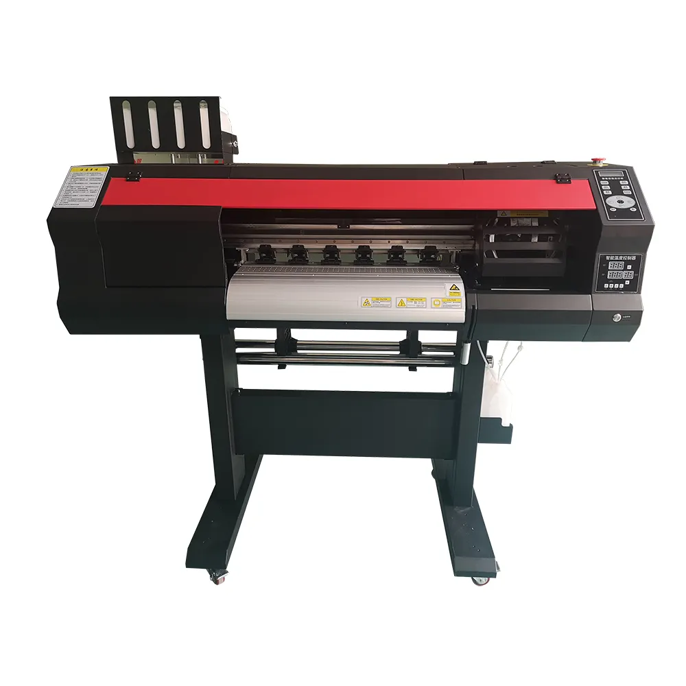 La migliore vendita di buona qualità roll DTF printer t-shirt printing to film machine shaker i3200 60 cm all in 1 stampanti dtf industriali