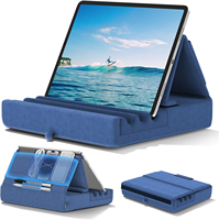 Support pliable en plastique pour tablette iPad Pro 12.9/10.5 Air Mini 6/5/4/3 et liseuse Kindle - Utilisation sur lit, canapé ou bureau