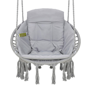 Stabile Tessuto Macrame <span class=keywords><strong>Amaca</strong></span> Sedia A Dondolo <span class=keywords><strong>per</strong></span> <span class=keywords><strong>Esterni</strong></span> - Product Image 5