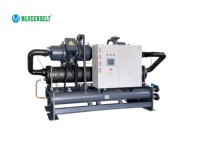 Refroidisseur à vis à double compresseur refroidi par eau de 440 kW