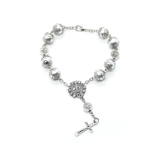 Boho — Mini perles pour miroir de voiture, chaîne catholique, pendentif suspendu, cadeau idéale, 10mm - Product Image 3