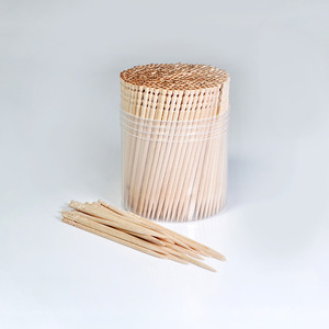 2500 stuzzicadenti in legno con supporto riutilizzabile robusto dente liscio Picks Cocktail Picks stuzzicadenti <span class=keywords><strong>per</strong></span> antipasti - Product Image 4