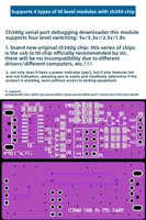 Placa Adaptadora USB a TTL, Niveles Lógicos de 5V/33V/18V, Cable de Descarga y Programación, Módulo Serial FT232RL