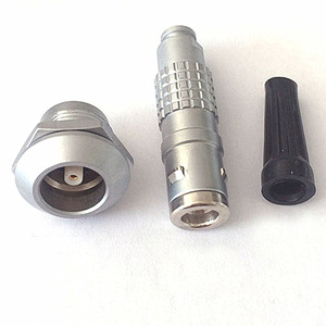 ขั้วต่อกันน้ำแบบวงกลม CSP K-Series รุ่น FGG-1K ปลั๊กและซ็อกเก็ตแบบอากาศยานพร้อมเปลือกทองเหลือง - Product Image 1