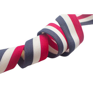 Sangle en tricot <span class=keywords><strong>Bande</strong></span>/ruban de sangle en sergé tissé doux et tressé sur mesure pour sous-vêtements Logo imprimé de taille personnalisée avec ligne enduite de silicone - Product Image 1