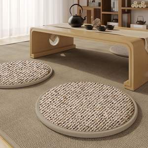 <span class=keywords><strong>Coussin</strong></span> futon en velours de style japonais en mousse à mémoire de forme pour salon, salle de thé, méditation, haute élasticité, doux, universel - Product Image 1