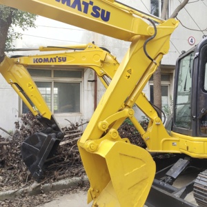 Mini-excavatrice Komatsu d'occasion de 7 tonnes PC70-8 PC56 PC50 PC55MR en bon état, moteur d'origine, pompe, moteur, machinerie à vendre - Product Image 6