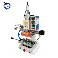 Machine de marquage à chaud pneumatique incurvée SGW, machine de marquage à chaud de bureau pour bouteilles rondes, machine de marquage à chaud pour flacons cosmétiques, gobelets en plastique