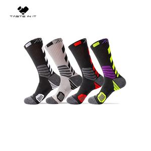 Fabricantes Atacado Alta Qualidade Compressão Meias Nbaing Non-Slip Custom Logo Crew Toalha Atlético Basquete Meias - Product Image 5