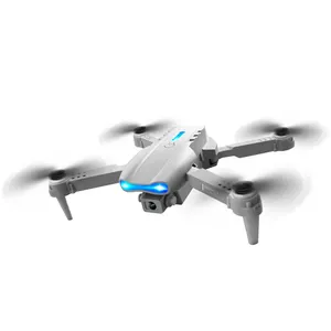 Mini drone, k3 e99 pro 4k câmeras duplas, mini drone helicóptero com três lados, obstáculo de evitação, dobrável, drone de brinquedo
