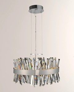 Araña de cristal dorado Starburst, iluminación moderna de lujo para comedores - Product Image 5