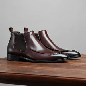 Nuevo Modelo de Zapatos de Cuero Casuales de Negocios para Hombre, Estilo Italiano, Suelas Suaves, Parte Superior de Piel de Oveja de Alta Calidad, con Aumento de Altura, para Otoño - Product Image 2