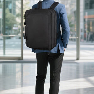 Elegante bolso para ordenador portátil maletín 17,3 funda para ordenador portátil para hombres bolso de hombro de oficina para el trabajo viaje de negocios Cconvertive mochila para ordenador portátil - Product Image 3