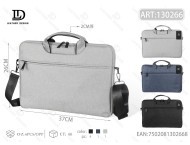 Borsa a tracolla per laptop in nylon con chiusura protettiva con maniglia per viaggi e lavoro - Product Image 1