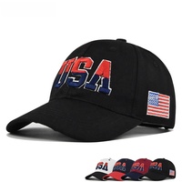 Gorra de Béisbol Bordada en 3D con la Bandera de EE. UU., Visera Curva Ajustable, para Hombres y Mujeres, Deportes al Aire Libre, Uso Casual, Gorra Patriótica para Papá