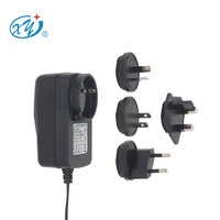Adaptateur de prise interchangeable AC/DC 12V 24V 9V 15V 500mA-2.5A, prise détachable, adaptateur d'alimentation multi-tension