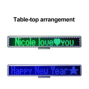 Écran LED de voiture à ventouse en forme de huit P4.75-16X128, affichage de messages publicitaires en couleur, contrôle intelligent par application de voiture - Product Image 4