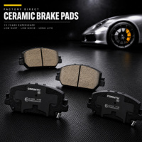 Plaquettes de frein de précision pour HONDA D2036, puissance de freinage améliorée, plaque de support en acier, plaquettes de frein de voiture