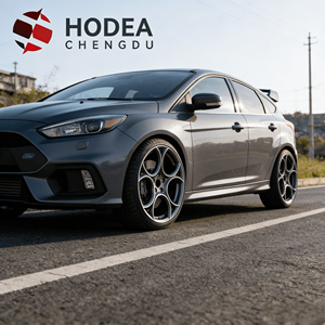 Cerchio in Lega di Alluminio Forgiato da 19 Pollici 8.5J a 5 Razze a Y Color Gunmetal per Alfa Romeo <span class=keywords><strong>Giulia</strong></span> Quadrifoglio Sport - Aggiornamento Retrofit - Product Image 1
