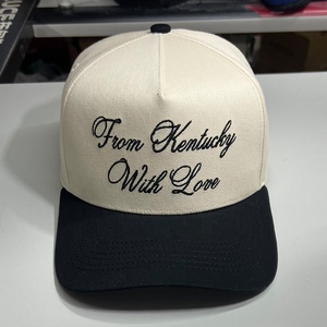 Nouvelle Arrivée Casquette de Baseball Unisexe OEM pour Mariage et Fête, <span class=keywords><strong>5</strong></span> Panneaux, Structurée, Type A-Frame, avec Broderie Personnalisée Logo 'Love', pour Femme - Product Image 4