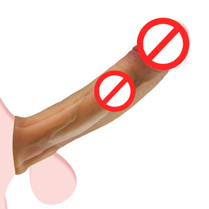 Funda Extensora <span class=keywords><strong>de</strong></span> Pene Reutilizable <span class=keywords><strong>de</strong></span> Silicona Preservativos Juguetes Sexuales para Hombres - Product Image 2