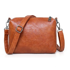 Women's Zipper Faux Leather Top Handle Bag Solid Color 4 Pieces <b>Purse</b> Set Black / Blushing / <b>Red</b> - Product Image 5