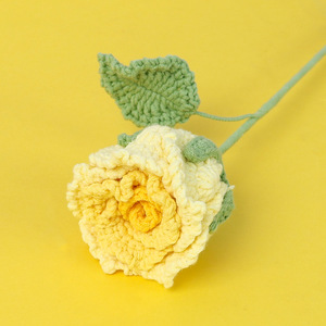 <span class=keywords><strong>Bouquet</strong></span> <span class=keywords><strong>de</strong></span> fleurs roses tricoté à la main pour la Saint-Valentin Fête des mères Anniversaire Mariage Journée des enseignants - Product Image 6