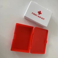 Boîte de premiers secours en plastique avec poignée en D, légère et portable, trousse médicale d'urgence pour la survie en plein air et l'utilisation à domicile