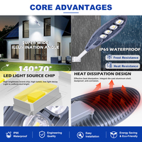 Lampadaire LED étanche IP65 en aluminium de Guangdong Zhongshan, COB 30W 50W 100W 150W 200W