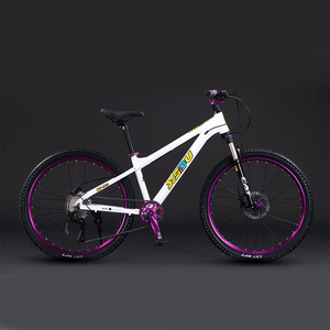 Bicicleta de Montaña BMX de 26 Pulgadas con Marco de Aleación de Aluminio de Buena Calidad y Adhesivos Decorativos, 9 Velocidades - Product Image 2