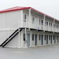 Conteneur d'expédition à deux étages connectés Maisons à vendre Maison en conteneur pliable d'occasion Bureau modulaire Boutique Hôtel