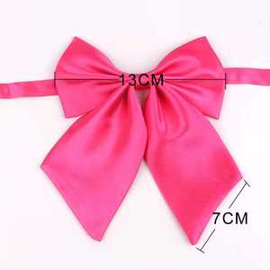 Cravate pour femme Papillon rouge Noeud papillon noir pour femme Fille étudiante Commis d'hôtel Serveuse Neck Wear Ribbon Ties Vert - Product Image 3