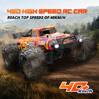 ENOZE 9500E 1/16 4WD Big Wheel RC Pickup Truck 2.4GHz 40KM/H Télécommandé Haute Vitesse Tout-Terrain Buggy