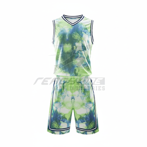 Conjunto de uniforme de baloncesto para hombre transpirable y elástico para entrenamiento y juegos Uniforme de baloncesto clásico para hombre - Product Image 1
