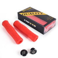 FMFXTR Poignée de vélo antidérapante de haute qualité, absorption des chocs, poignée de vélo en éponge de silicone souple, poignée de guidon de vélo, poignée de guidon de VTT