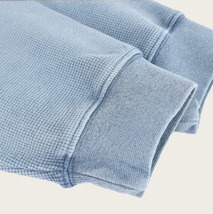 Camiseta de Manga Larga para <span class=keywords><strong>Hombre</strong></span>, Cuello Redondo, Algodón Waffle Grueso, Nueva Colección - Product Image 4