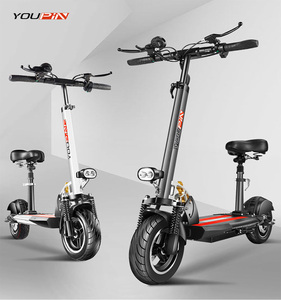 China Cheap 48v 500w Foldable Fast Fat Tire Electric Scooter For Adult 2 Wheel Scooters - Product Image 2